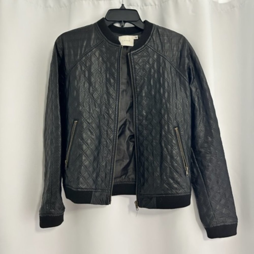 Womens Faux Leather Jacket